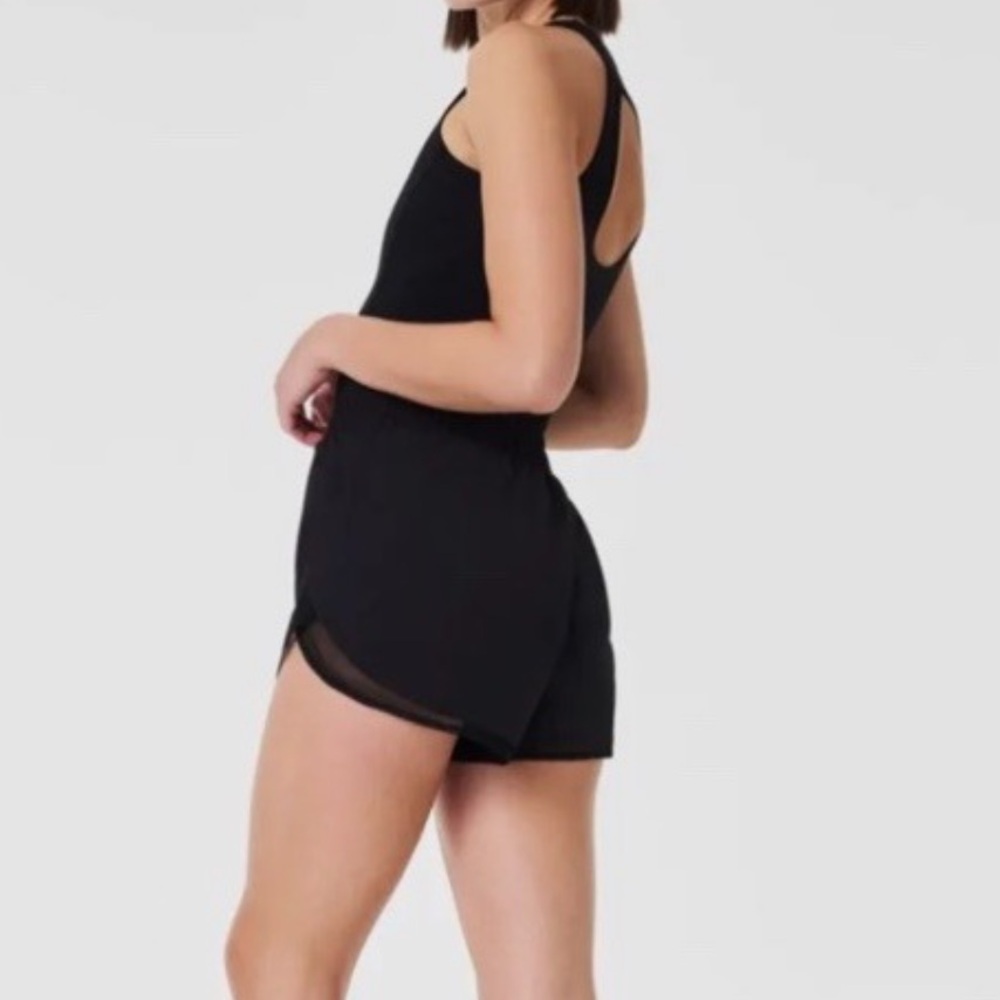 Spanx Get Moving Black Active Exercise Romper Siz… - image 2